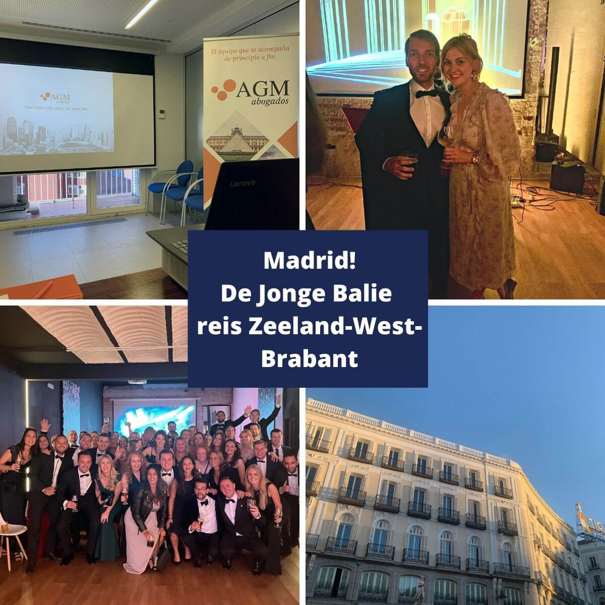 Afgelopen weekend was het eindelijk zover voor onze collega’s Daniël Verstraten en Merel Brokx: de Jonge Balie reis naar Madrid! Afgelopen weekend was het eindelijk zover voor onze collega’s Daniël Verstraten en Merel Brokx: de Jonge Balie reis naar Madrid!